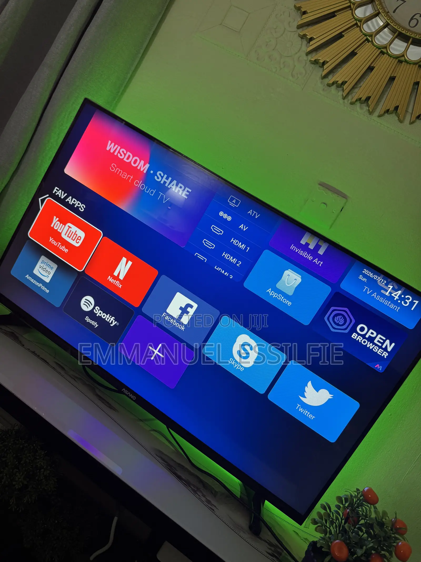 Asano 43 Inch Smart Android TV