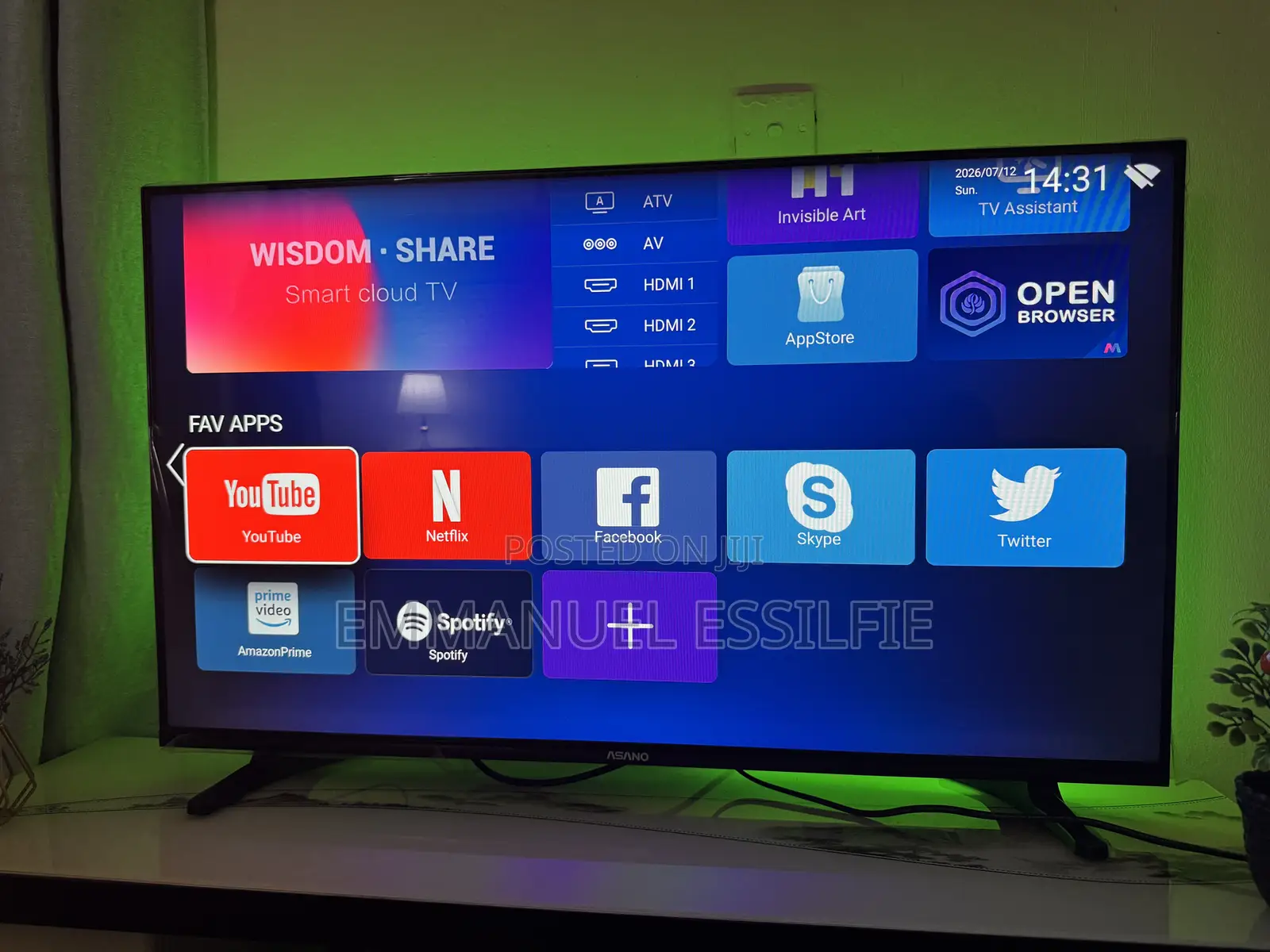 Asano 43 Inch Smart Android TV