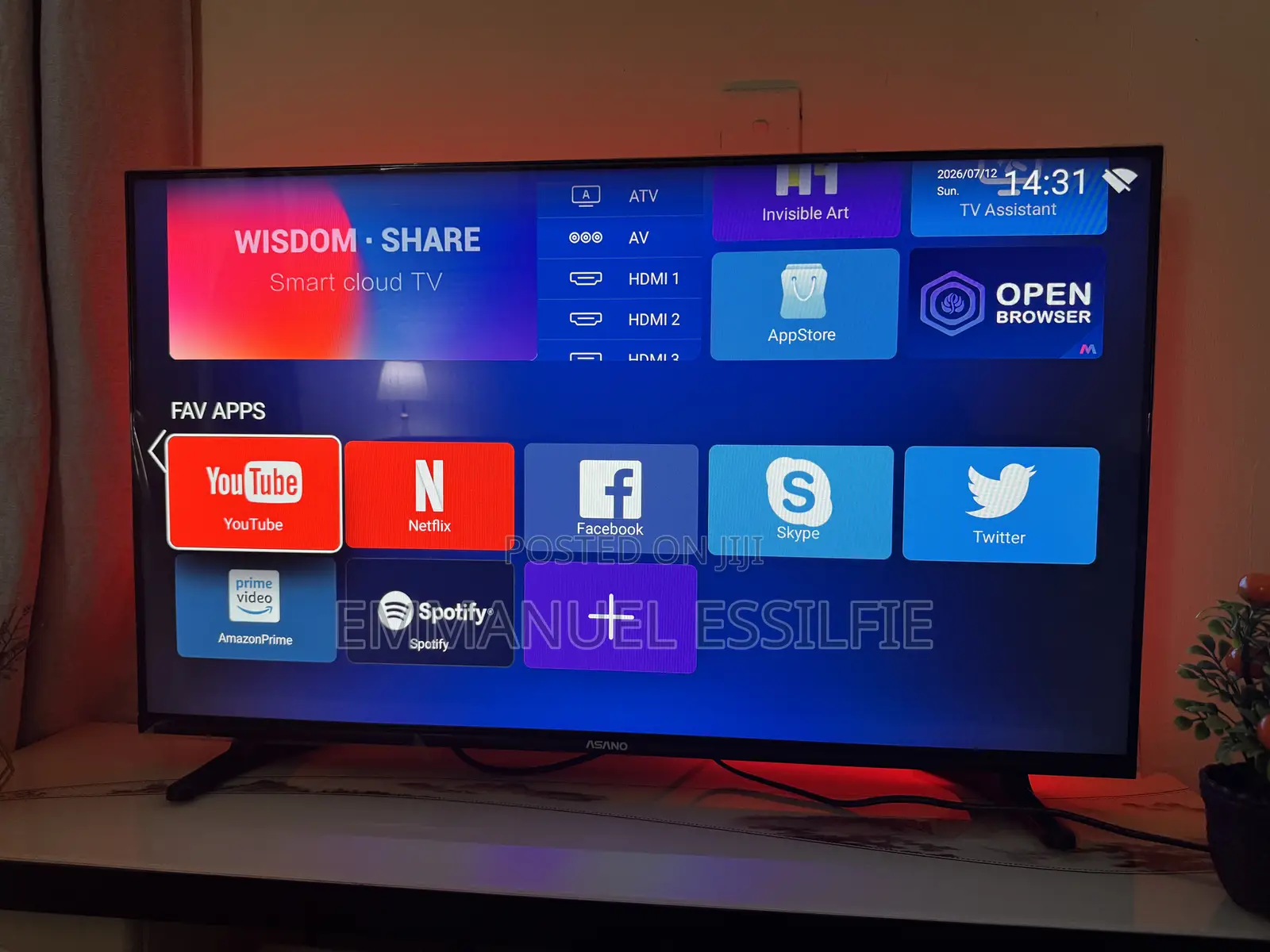 Asano 43 Inch Smart Android TV