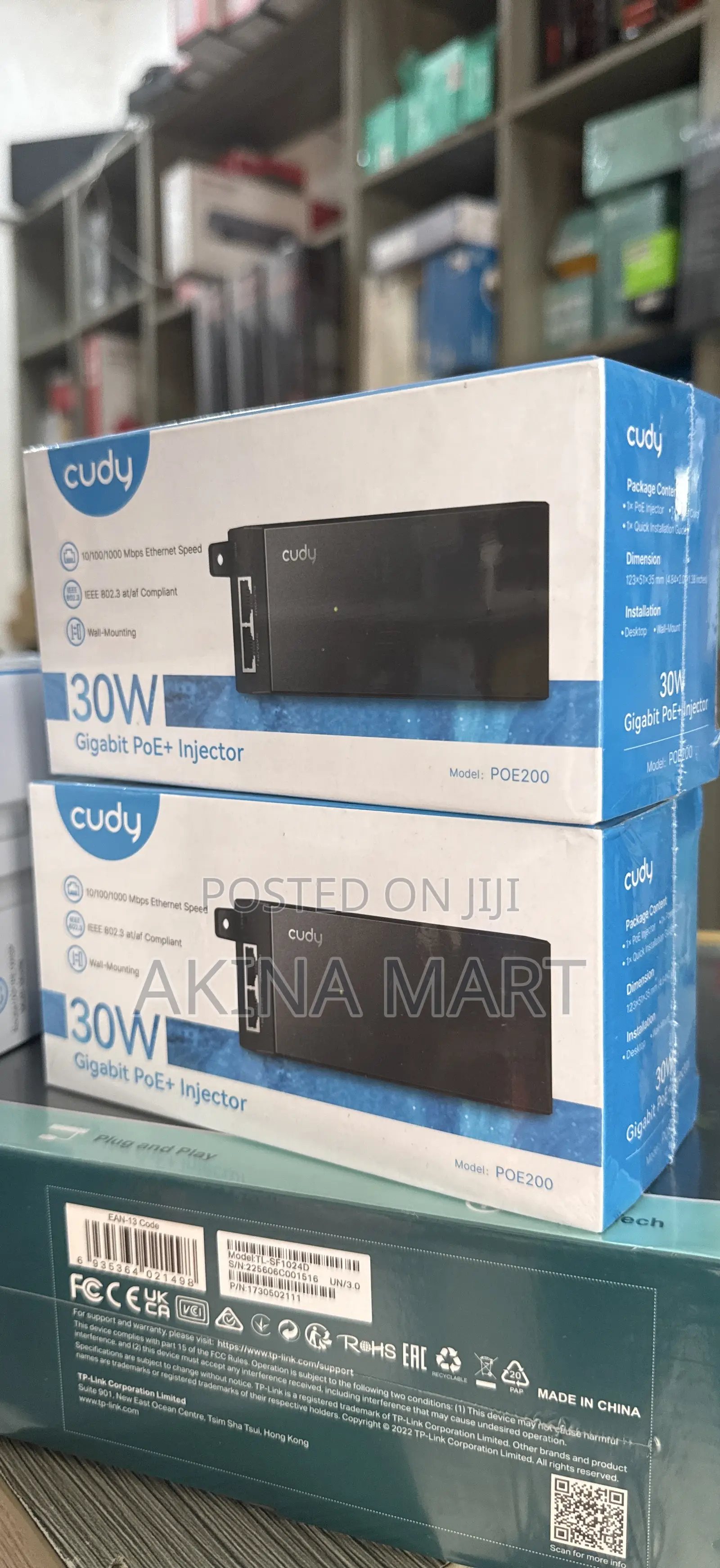 Cudy 30w Gigabit Poe+ Injector Cudy 30w Poe Adapter