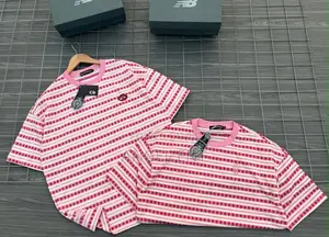 Chrome Hearts Casual Stripped Crew Neck Tees Available (Location:Adum)