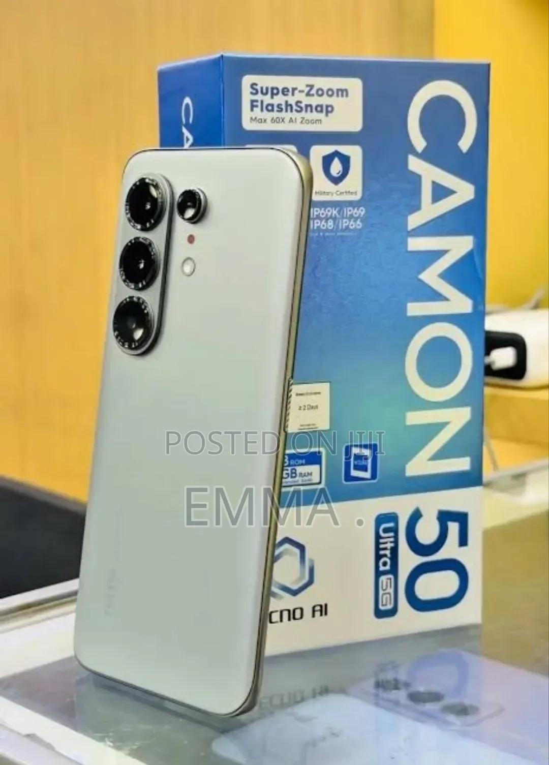 New Tecno Camon 50 Ultra 512 GB Black