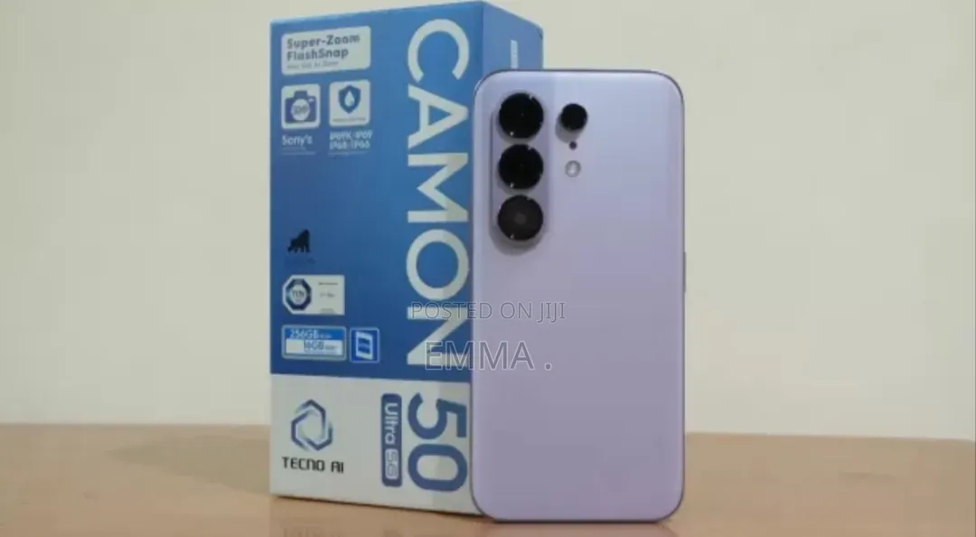 New Tecno Camon 50 Ultra 512 GB Black