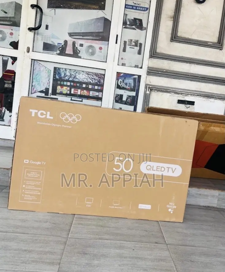 Classic TCL 50” Smart Satellite Android FHD Qled(Black)