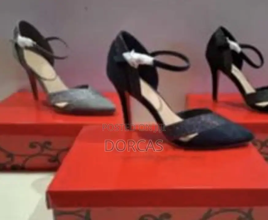 Women’S Shoe Heels Green Floral Side – Diff Types/Sizes- See All Pics