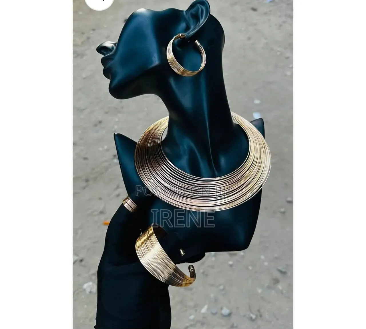Choker, Earring, Bangles and Ring