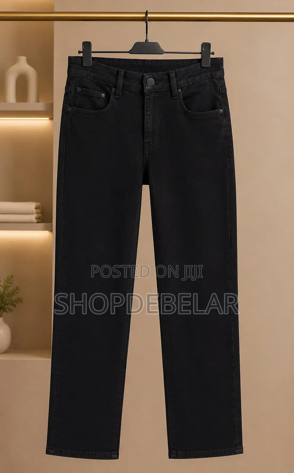 Regular Plain Jeans
