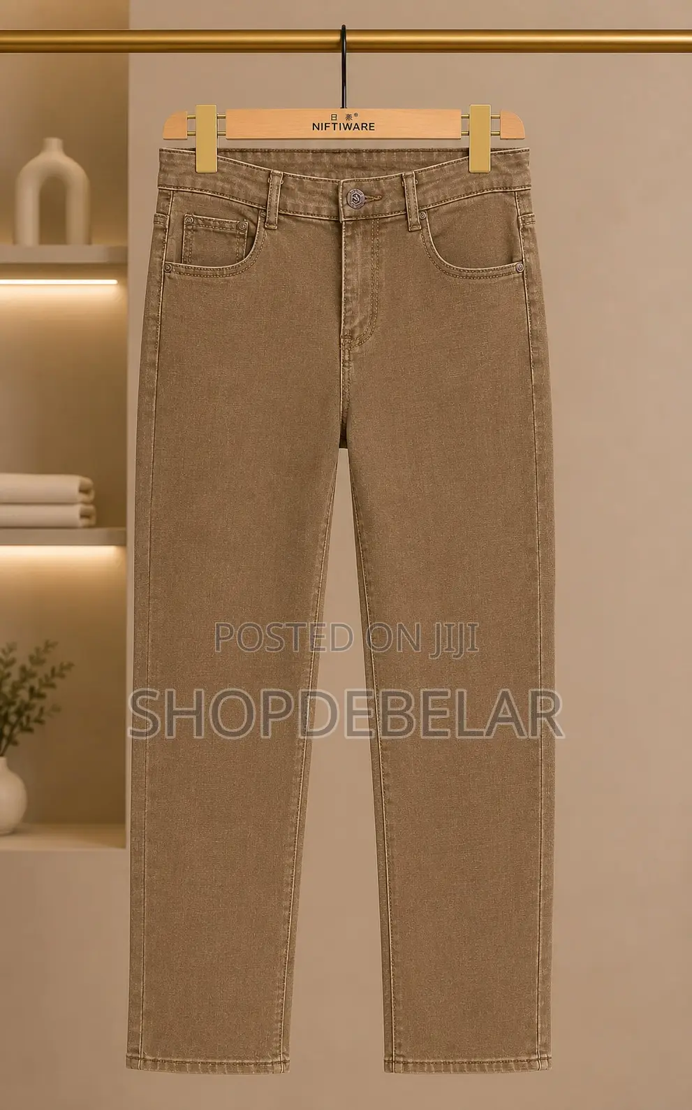 Regular Plain Jeans