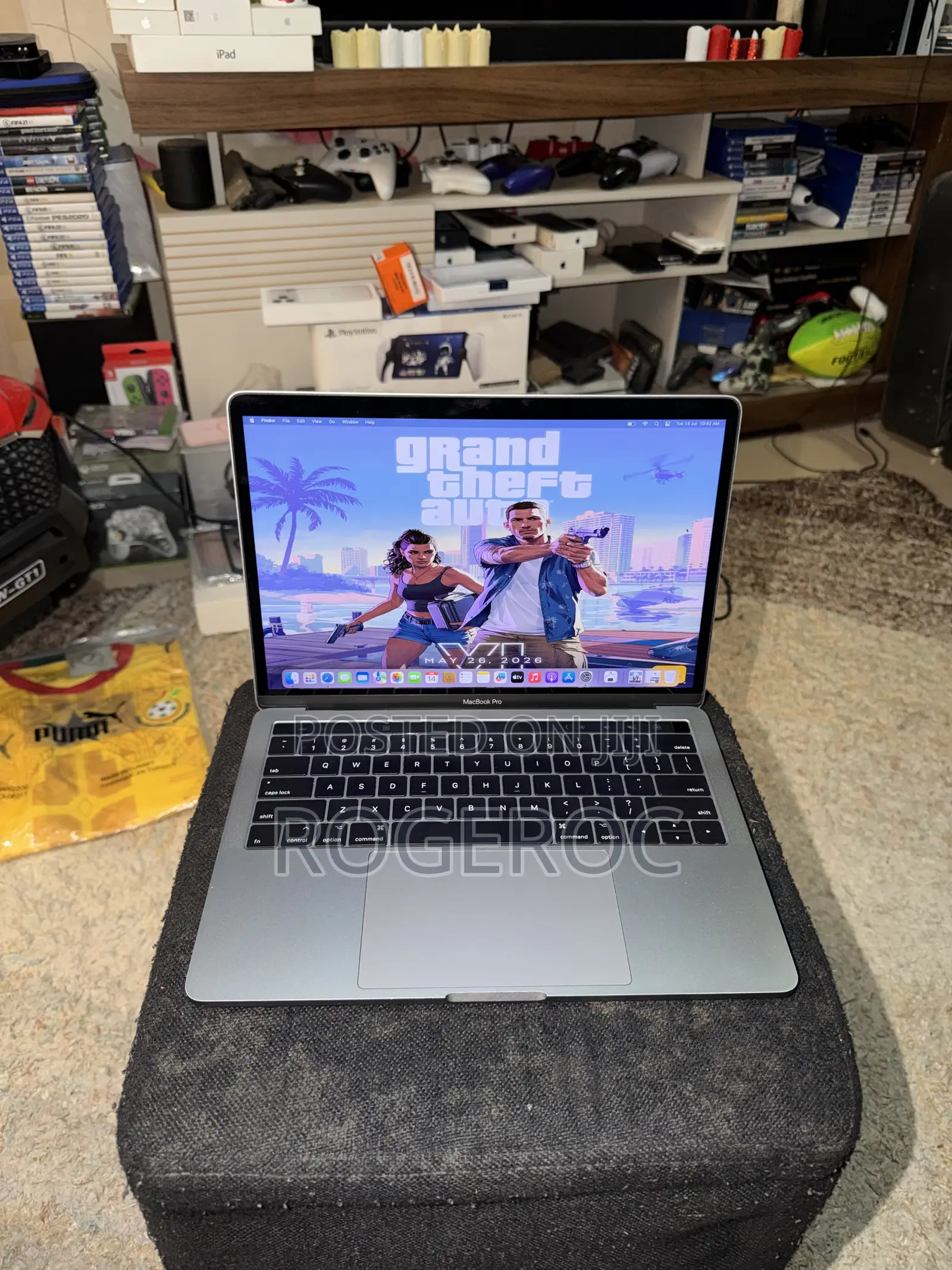 Laptop Apple MacBook Pro 2017 8GB Intel Core i5 SSD 512GB