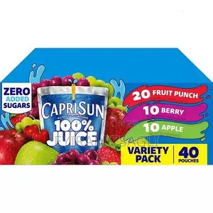 Caprisun 100% Juice Variety Pack(40 Pouches)