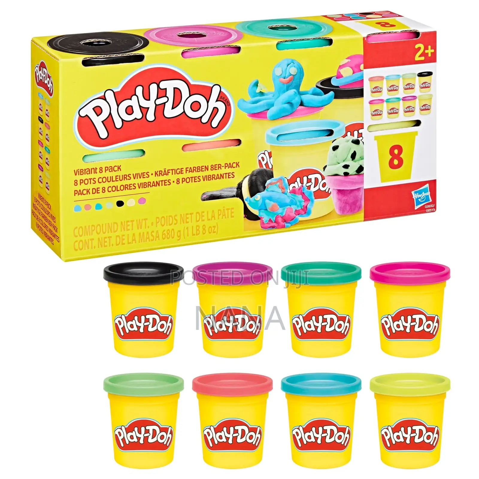 Playdoh 8tubs