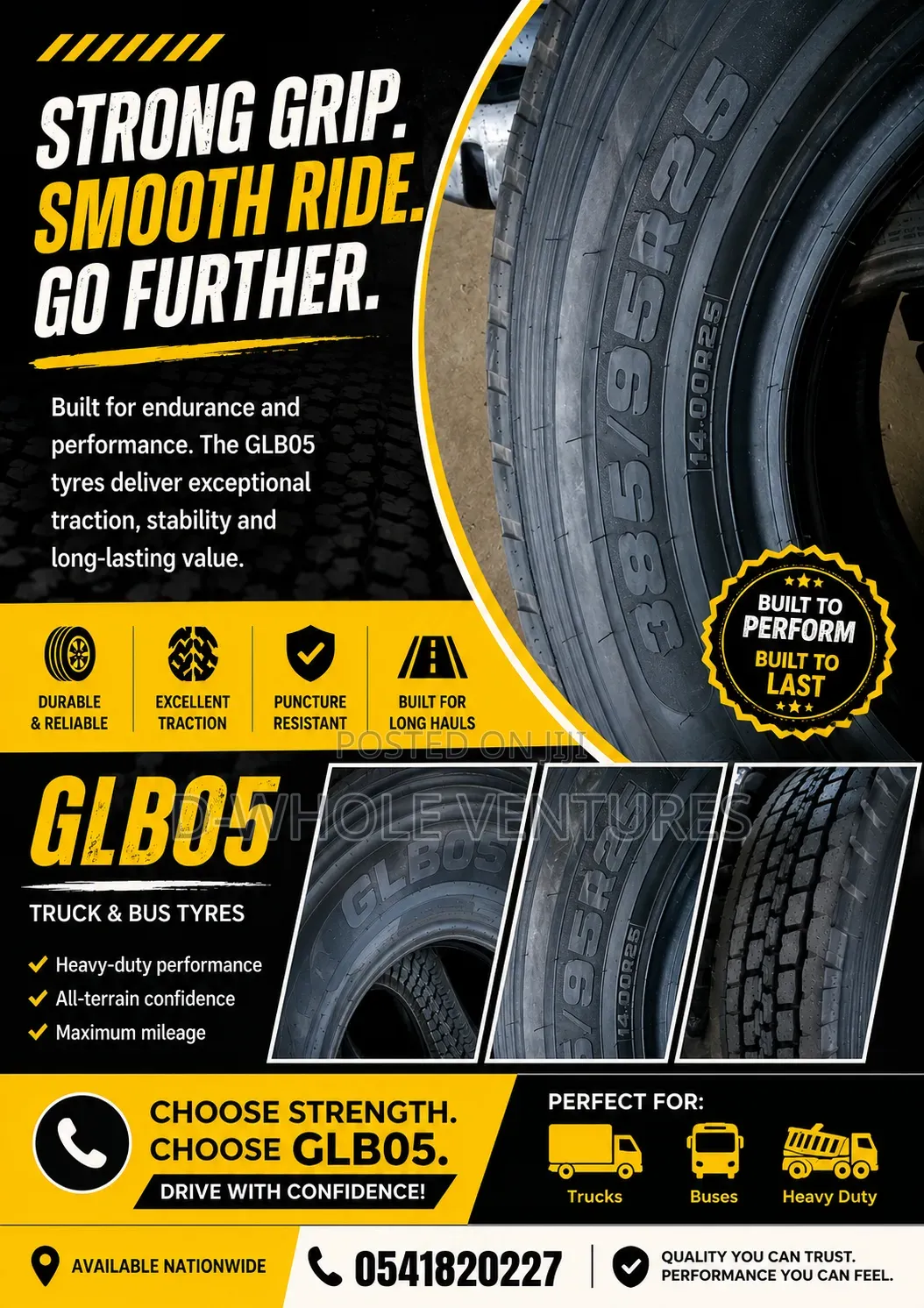 Quality 385/95r25/1400r20