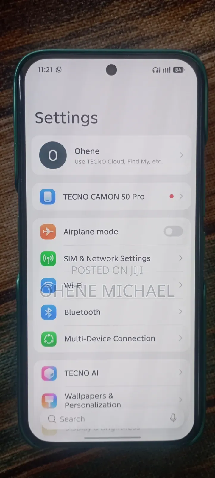 Tecno Camon 50 Pro 256 GB Green