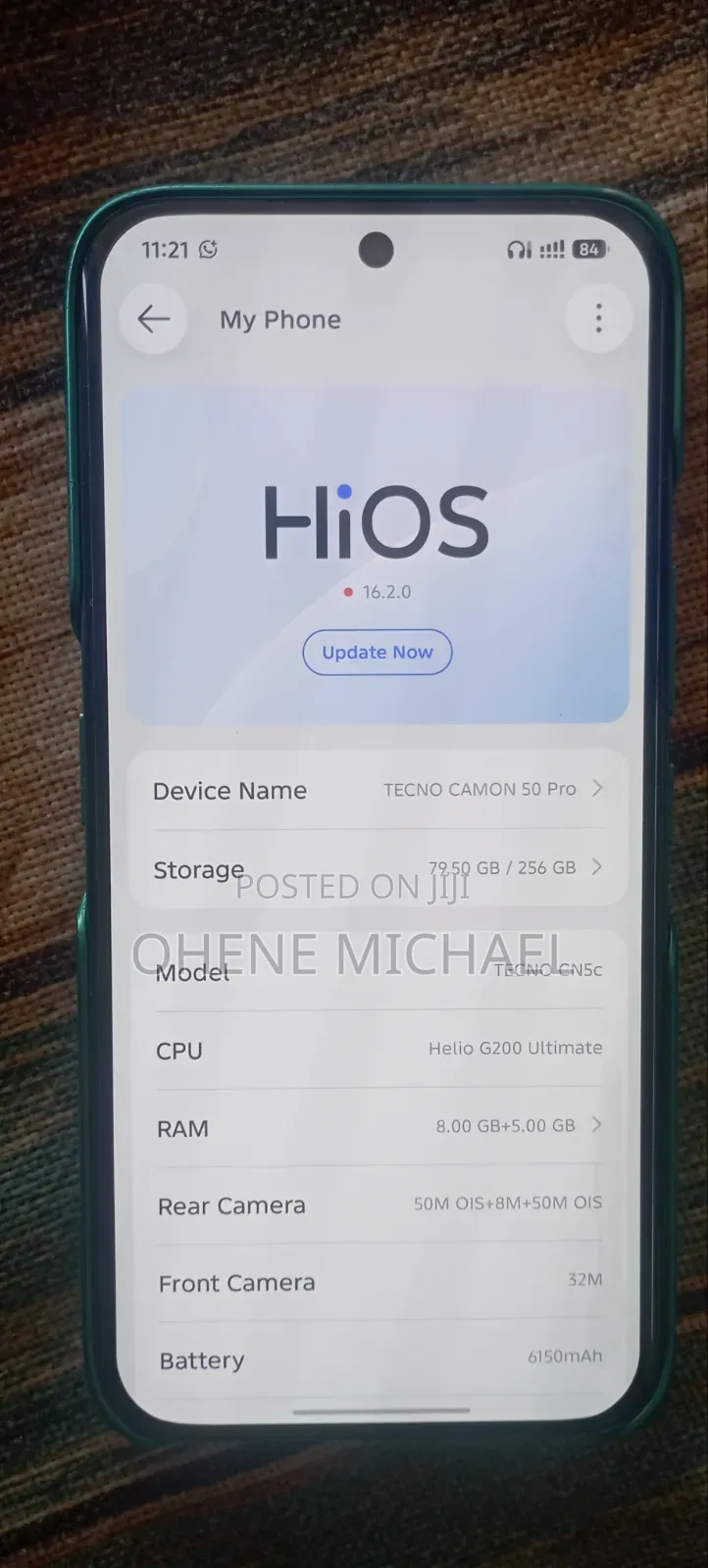 Tecno Camon 50 Pro 256 GB Green
