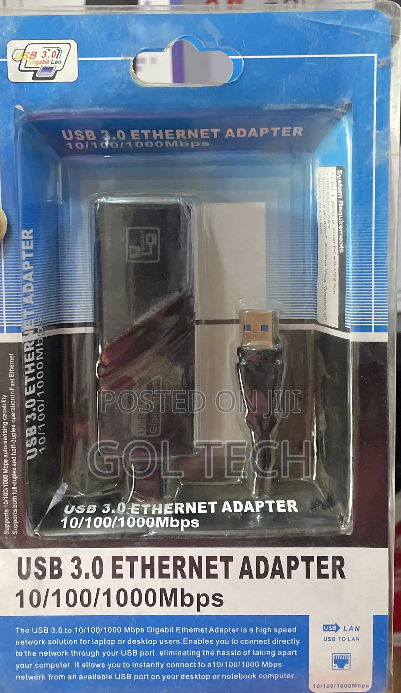USB 3.0 Ethernet Adapter 10/100/1000mbps