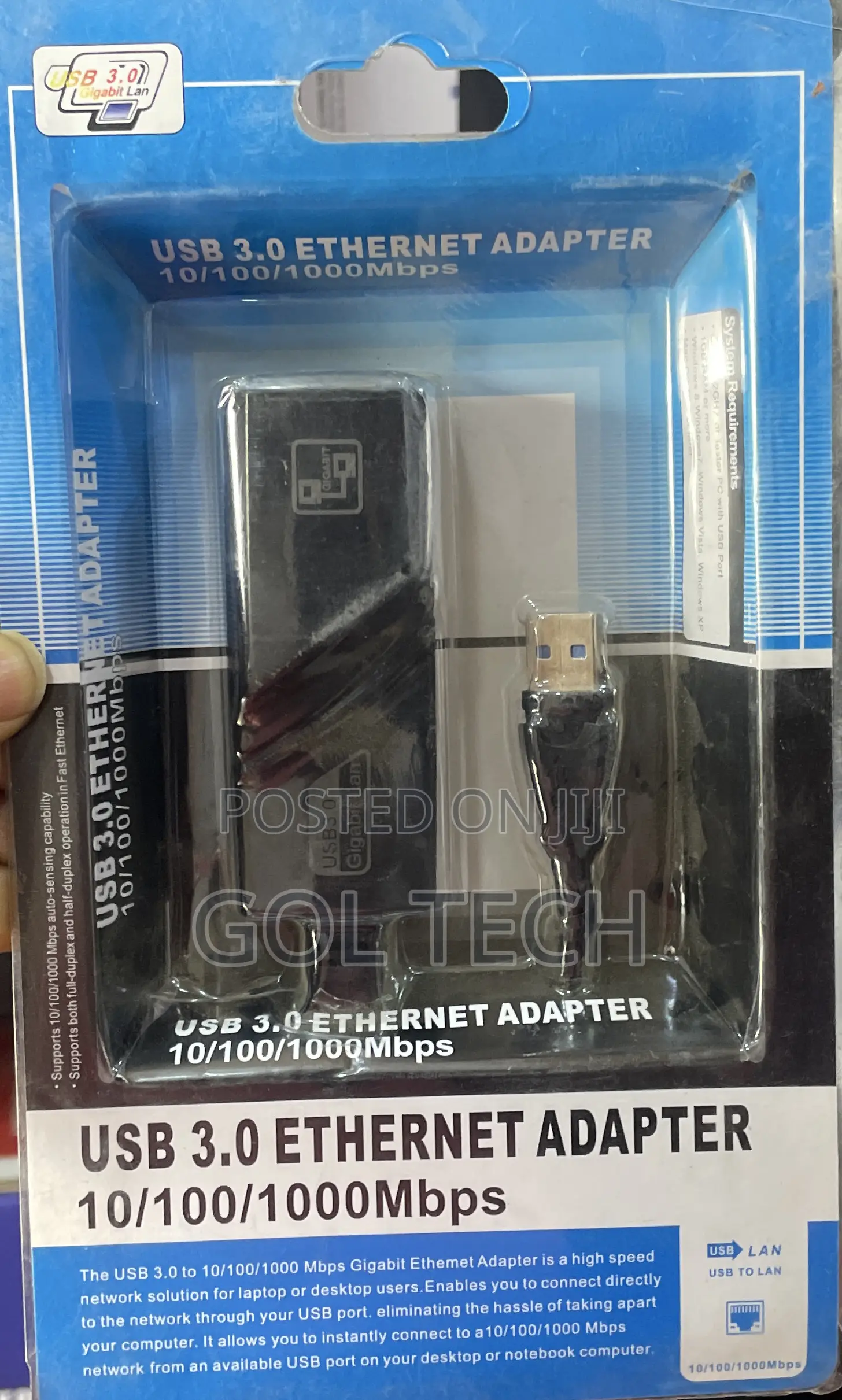 USB 3.0 Ethernet Adapter 10/100/1000mbps