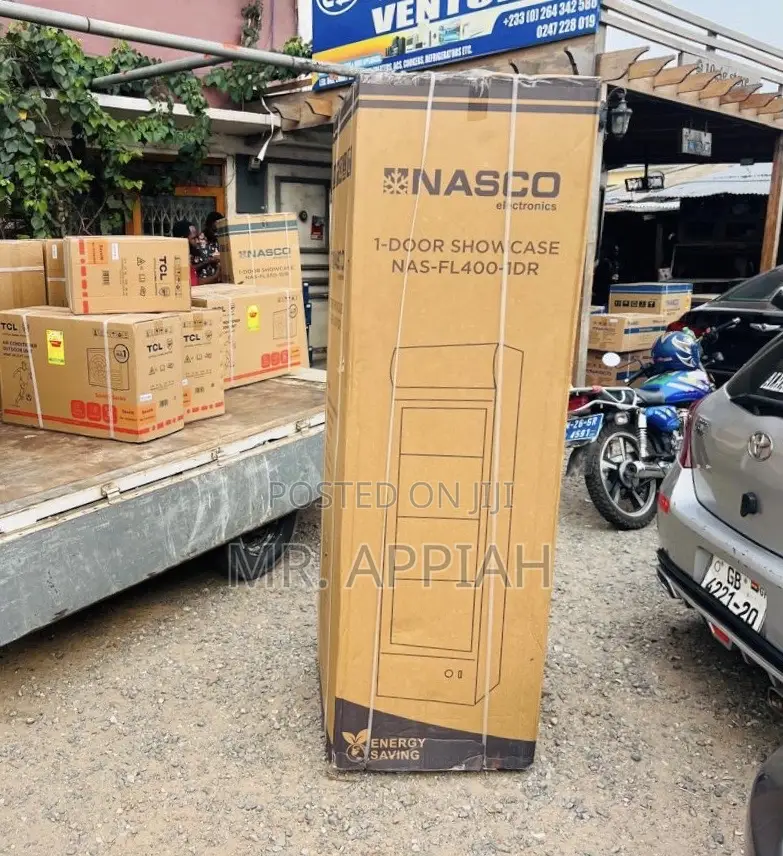 Shop Unique Nasco Single Door Beverage Cooler(NAS-Fl400-1DR)Glass Door