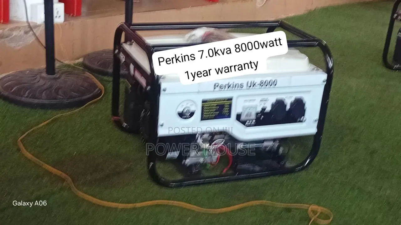 Perkins 7.0kVA 8000W Fuel-Efficient Generator 7.0kva