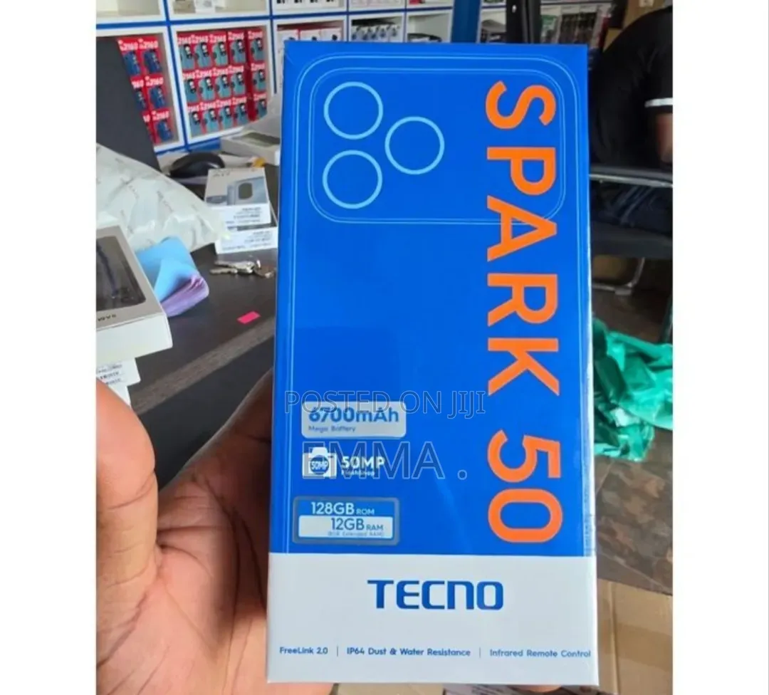 New Tecno Spark 50 128 GB Black