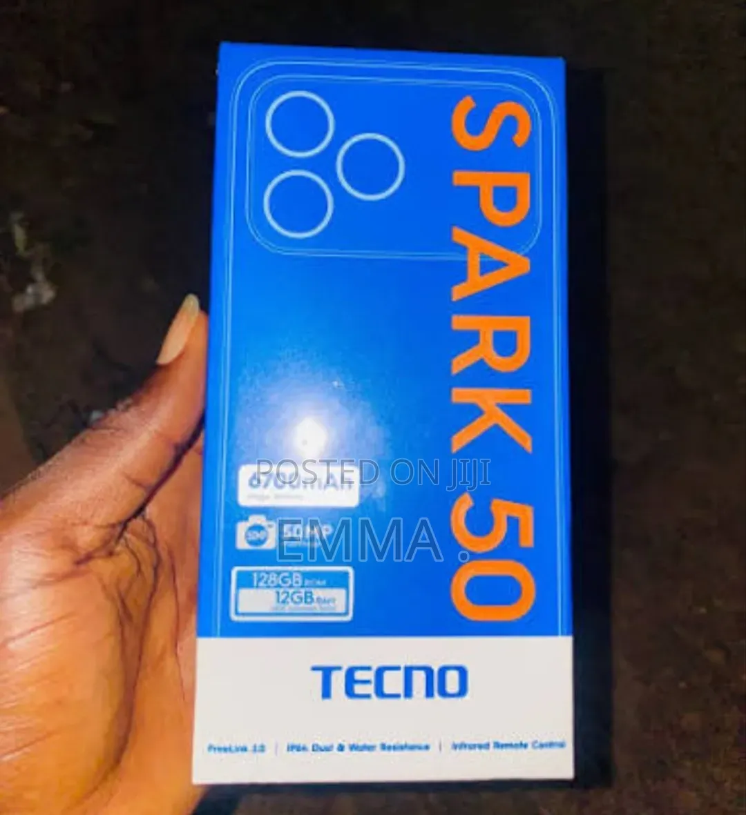 New Tecno Spark 50 128 GB Black