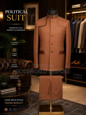 Brown Shade Political Suit