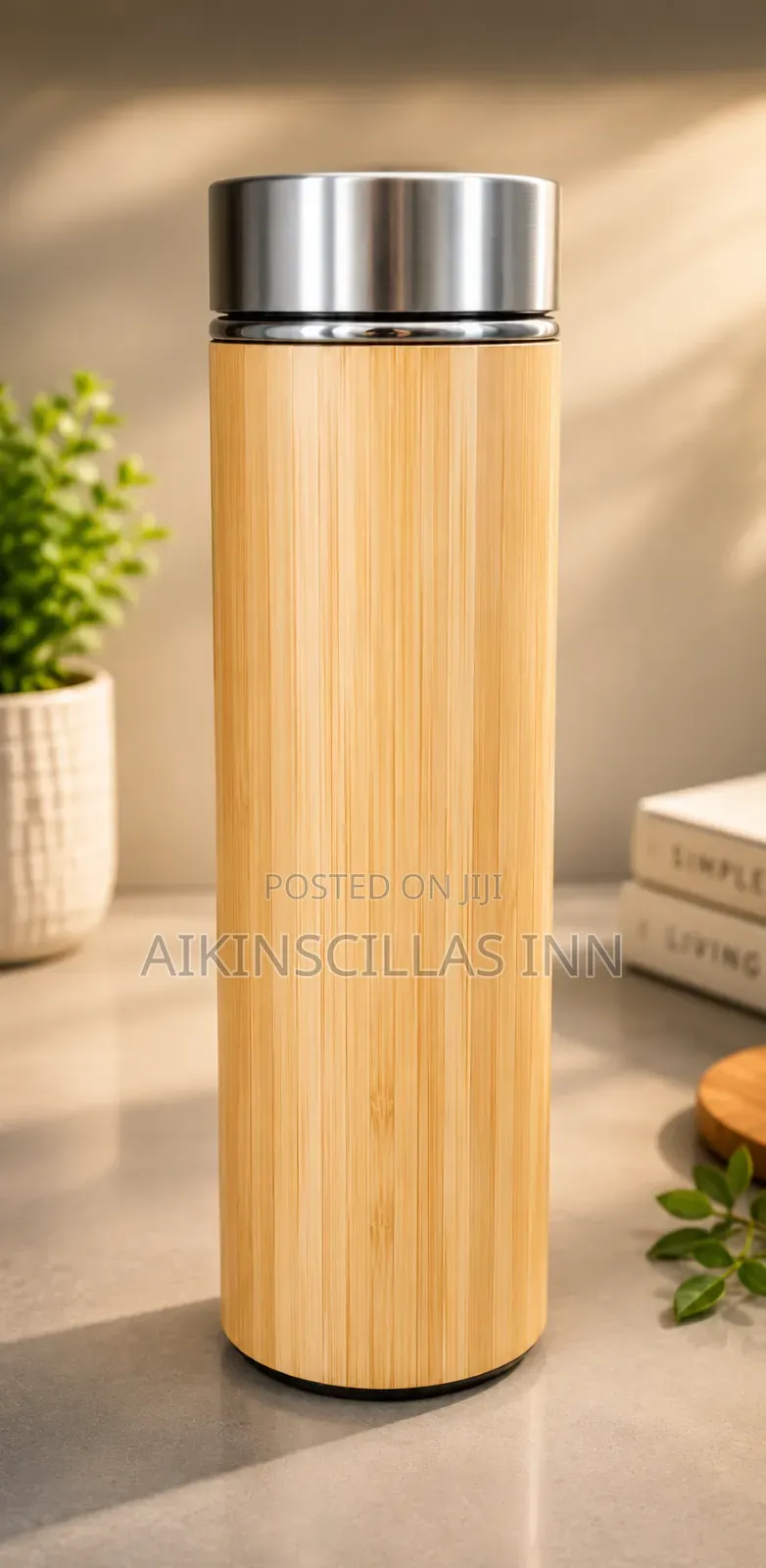 Bamboo Vacuum Flask