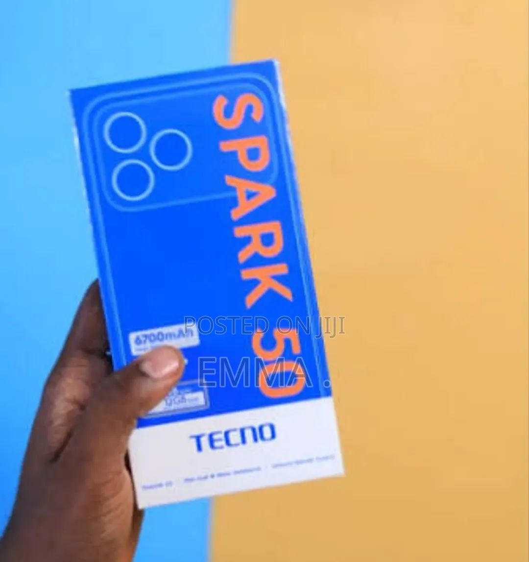 New Tecno Spark 50 128 GB Black