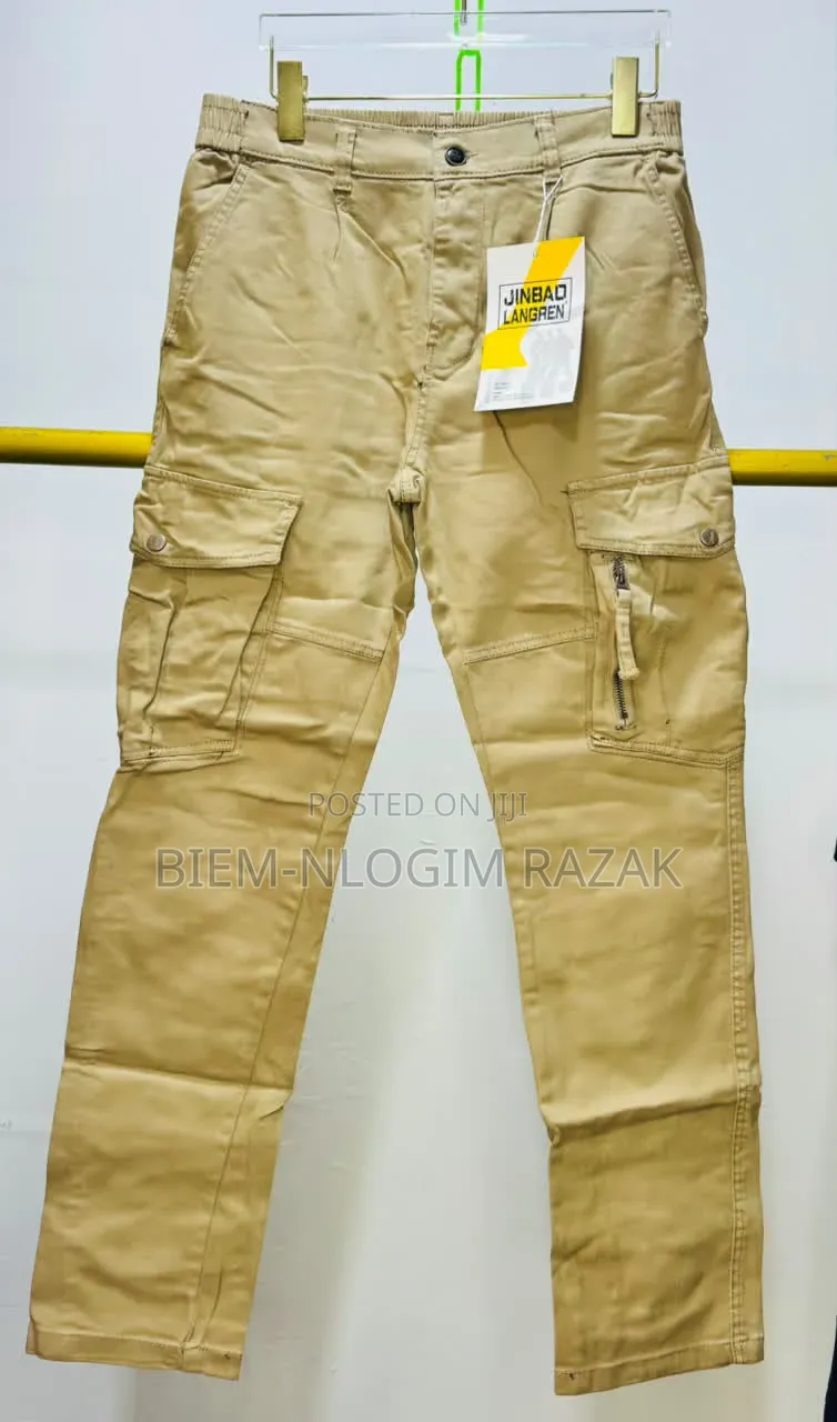 Down Zipped Bumper N Free Leg Cargo Pants Available in Stock