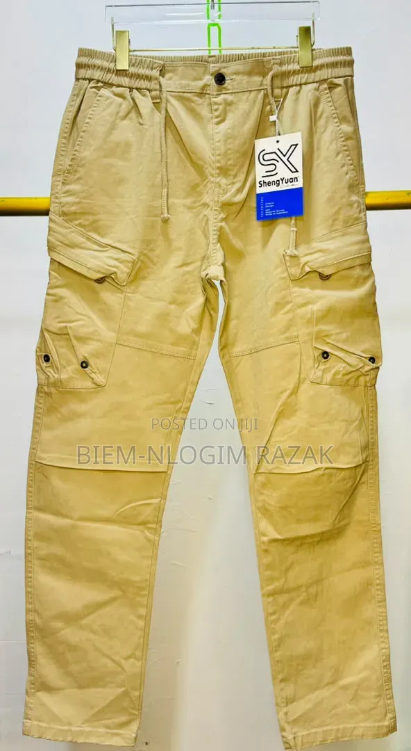 Down Zipped Bumper N Free Leg Cargo Pants Available in Stock