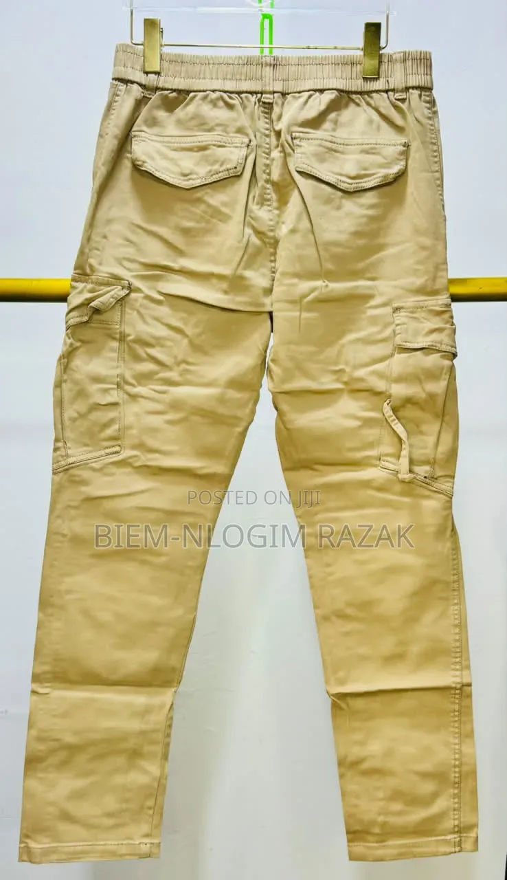 Down Zipped Bumper N Free Leg Cargo Pants Available in Stock