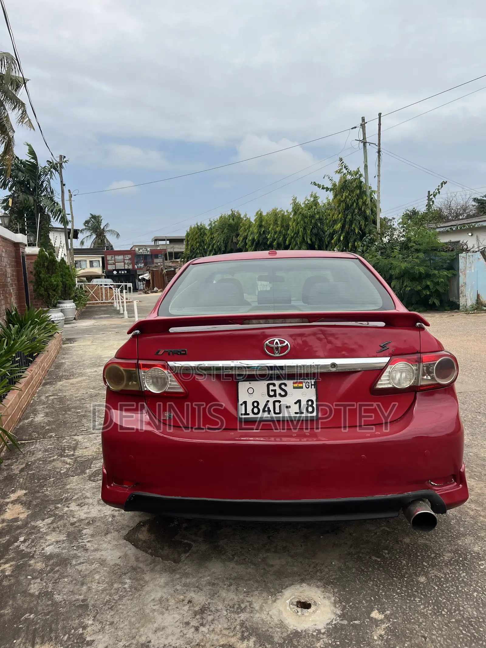 Toyota Corolla 2012 Red