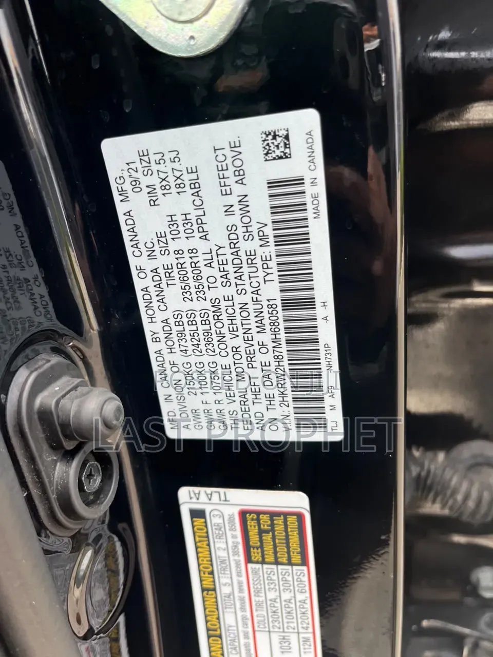 Honda CR-V 2021 Black