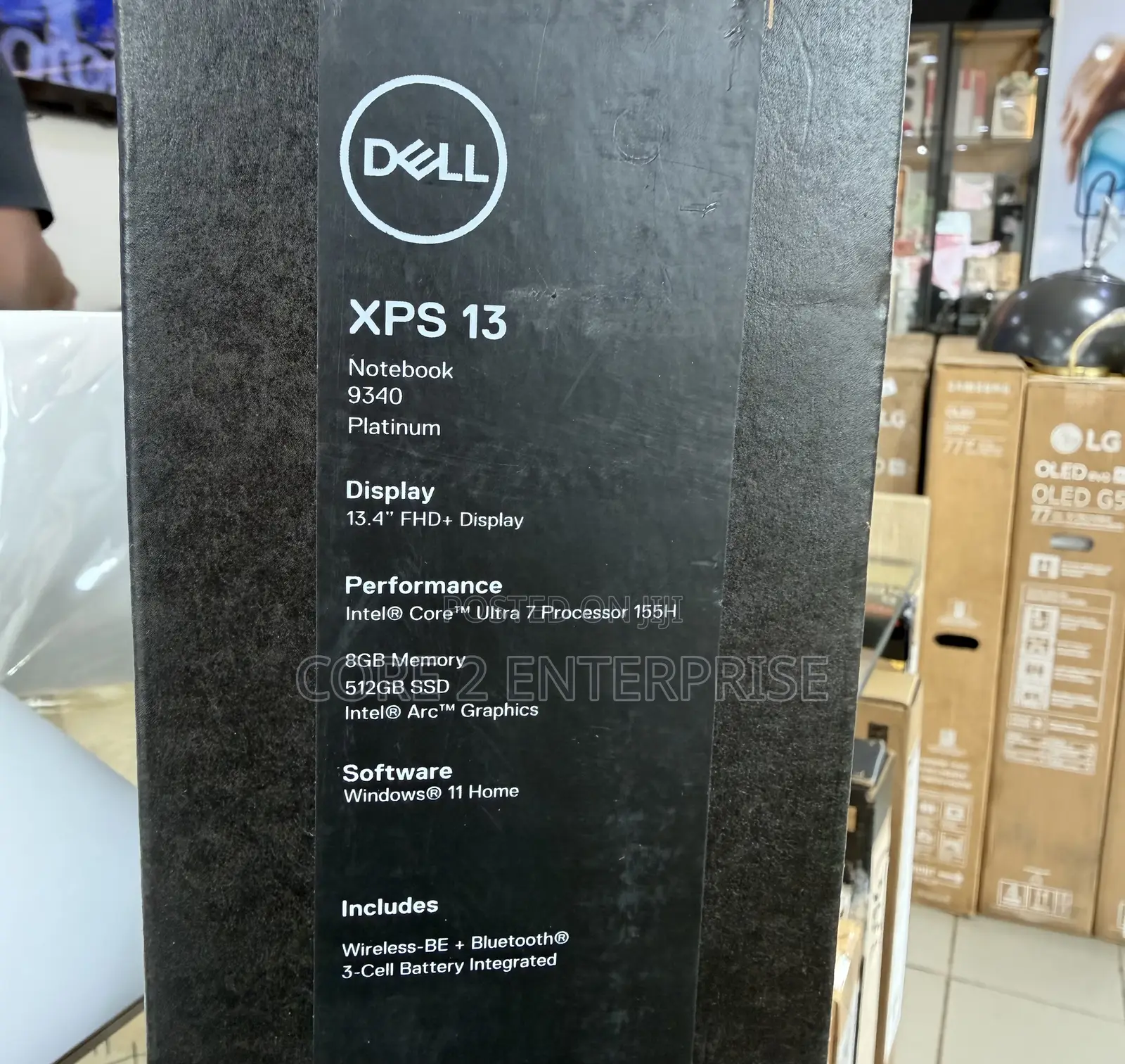 New Laptop Dell XPS 13 8GB Intel Core Ultra 7 SSD 512GB
