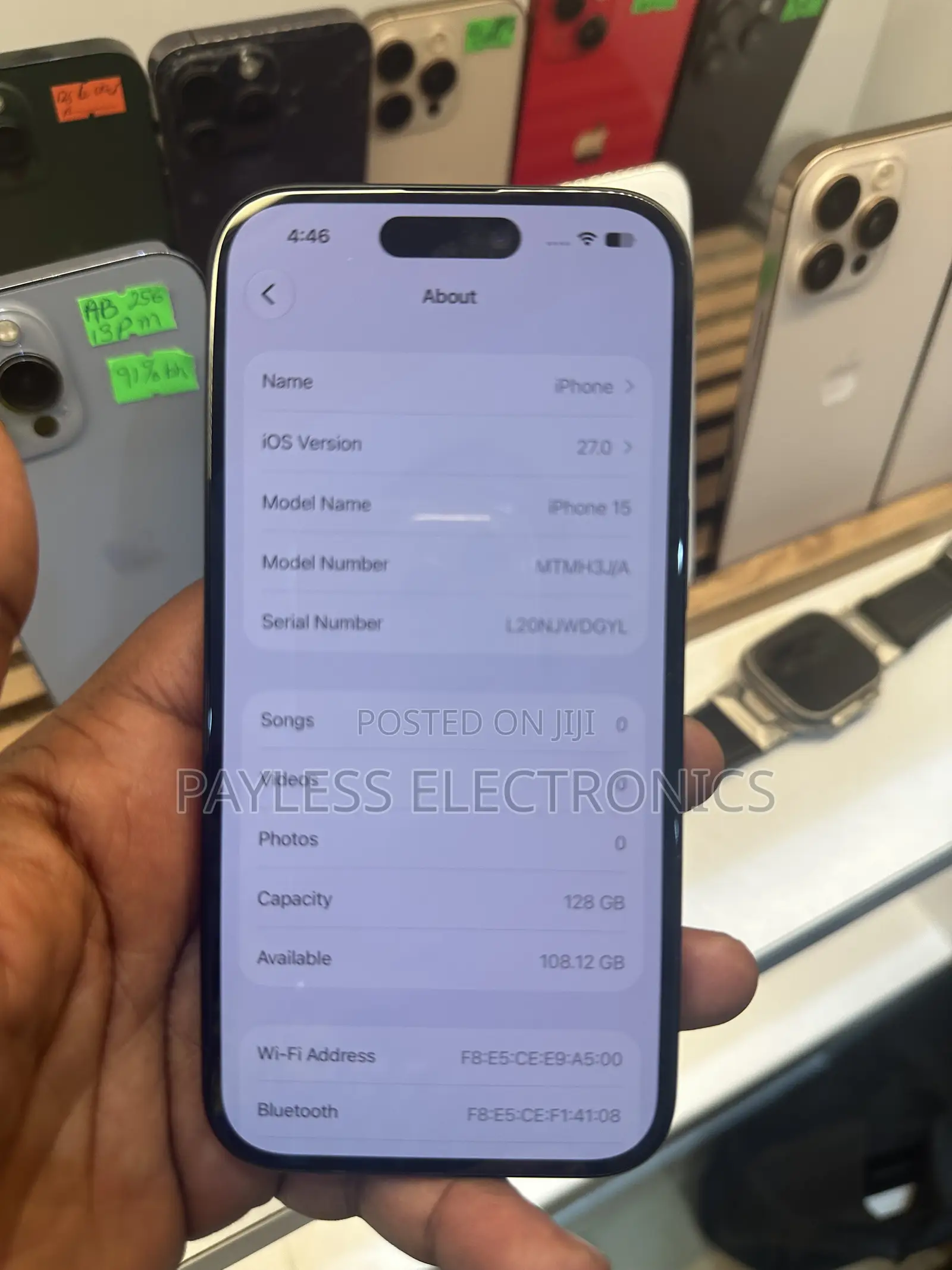 Apple iPhone 15 128 GB Black