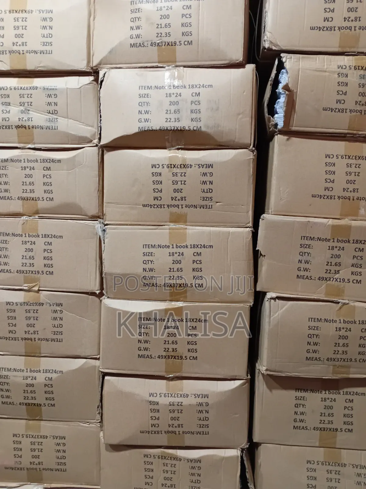 Note 1 Exercise Books Carton (200 Pieces)