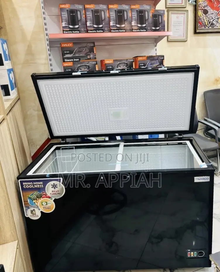 Order Nasco NAS-475FL Single Door Chest Freezer(Black)