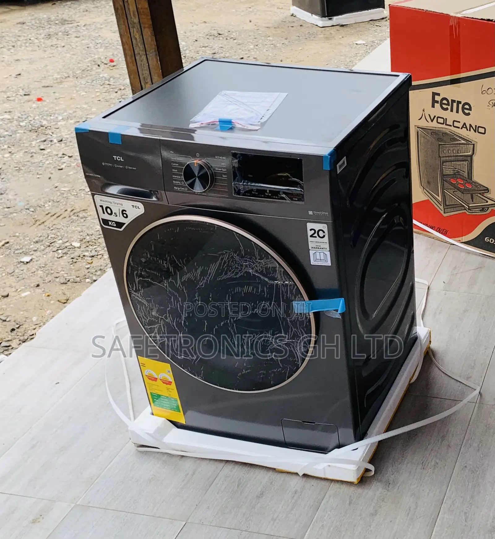 Newly Virtual TCL P211flg" Front-Load-Washing-Machine-10.5kg-