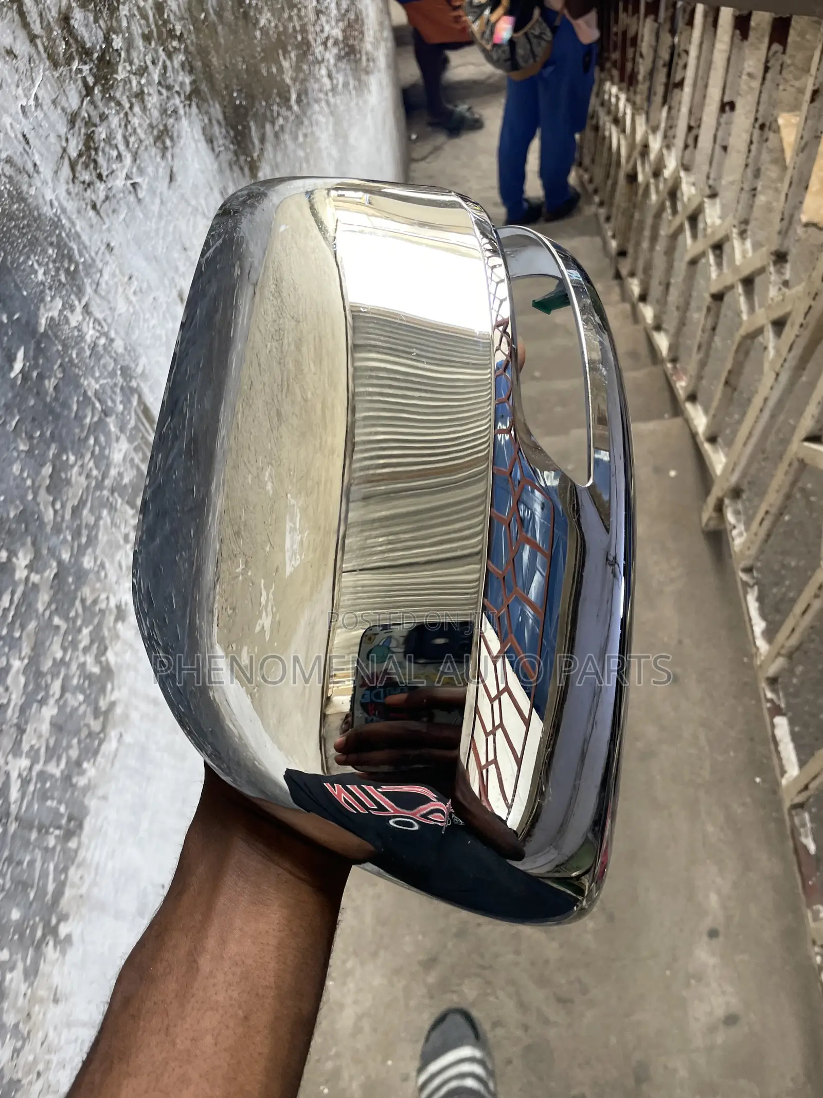 Toyota Land Cruiser Side Mirror Cover Chrome