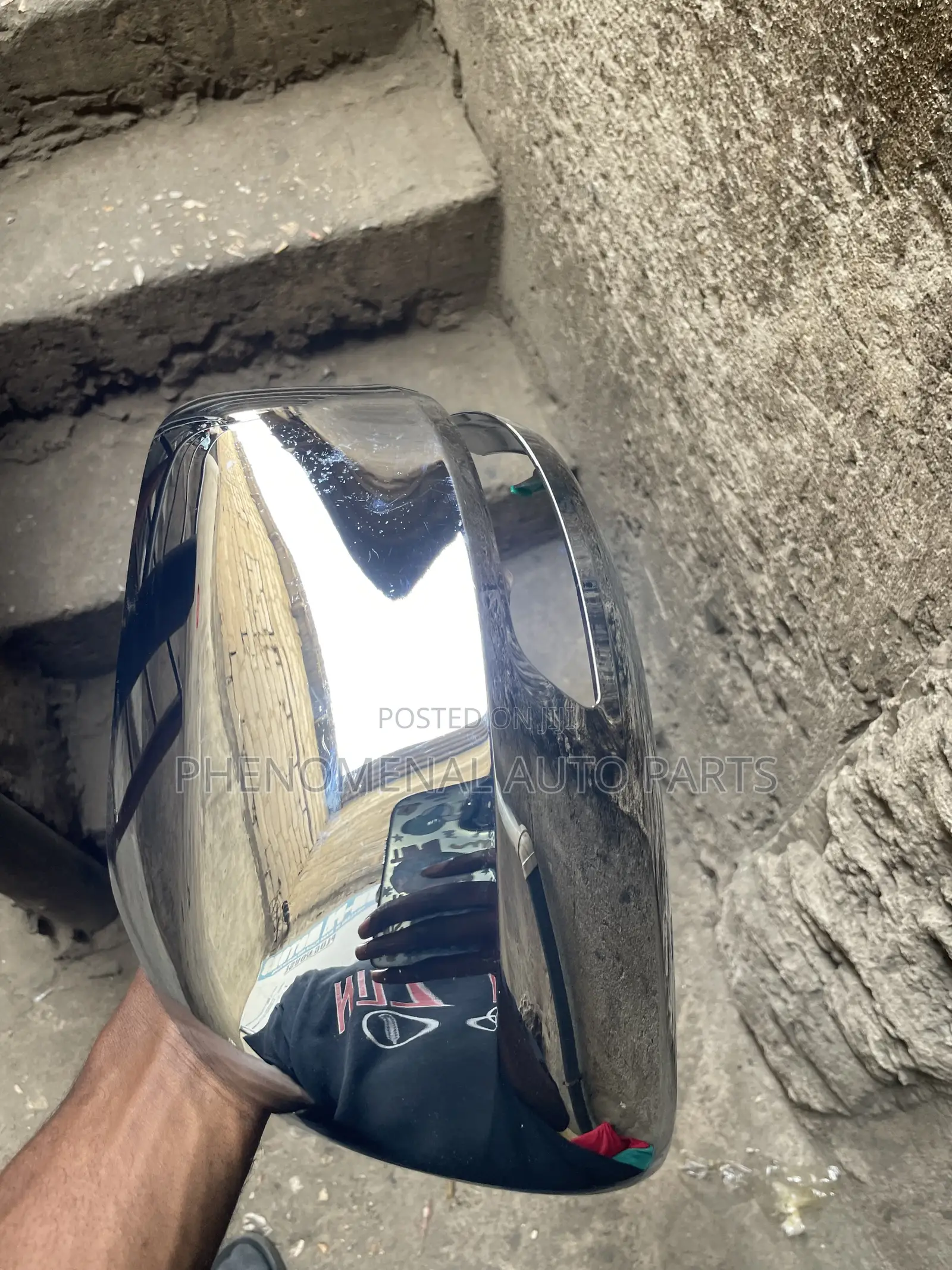 Toyota Land Cruiser Side Mirror Cover Chrome