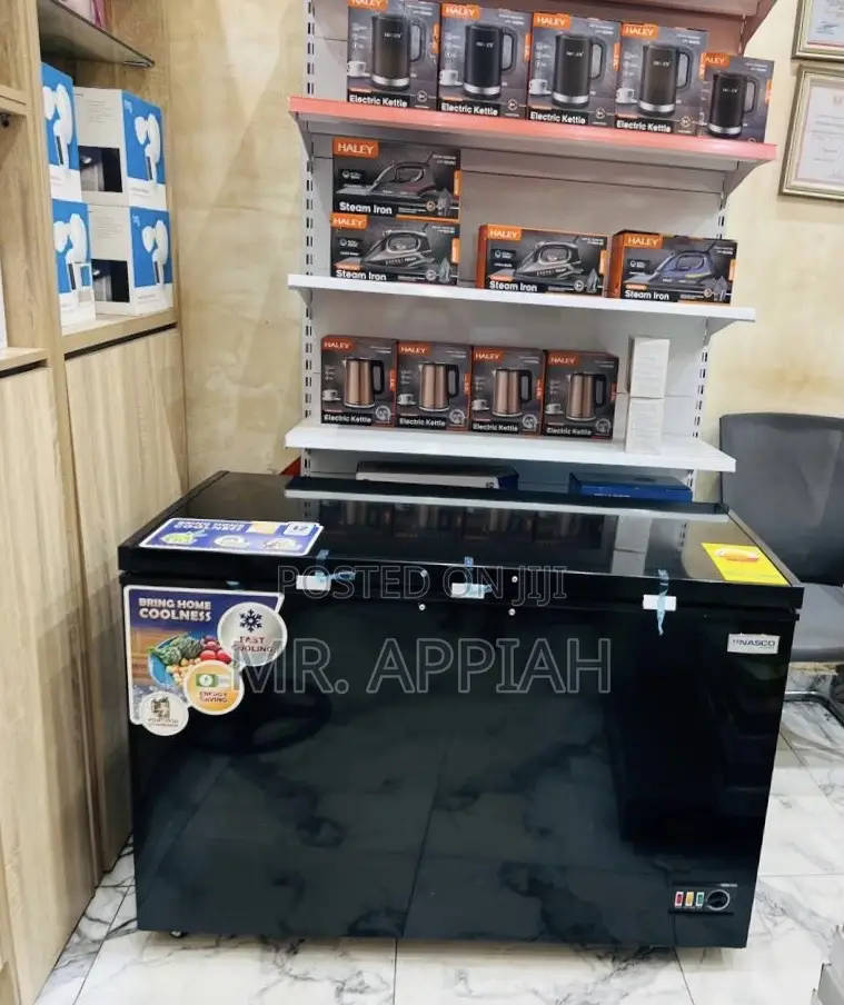 Order Durable Nasco NAS-475FL Electric Chest Freezer(400L) Black