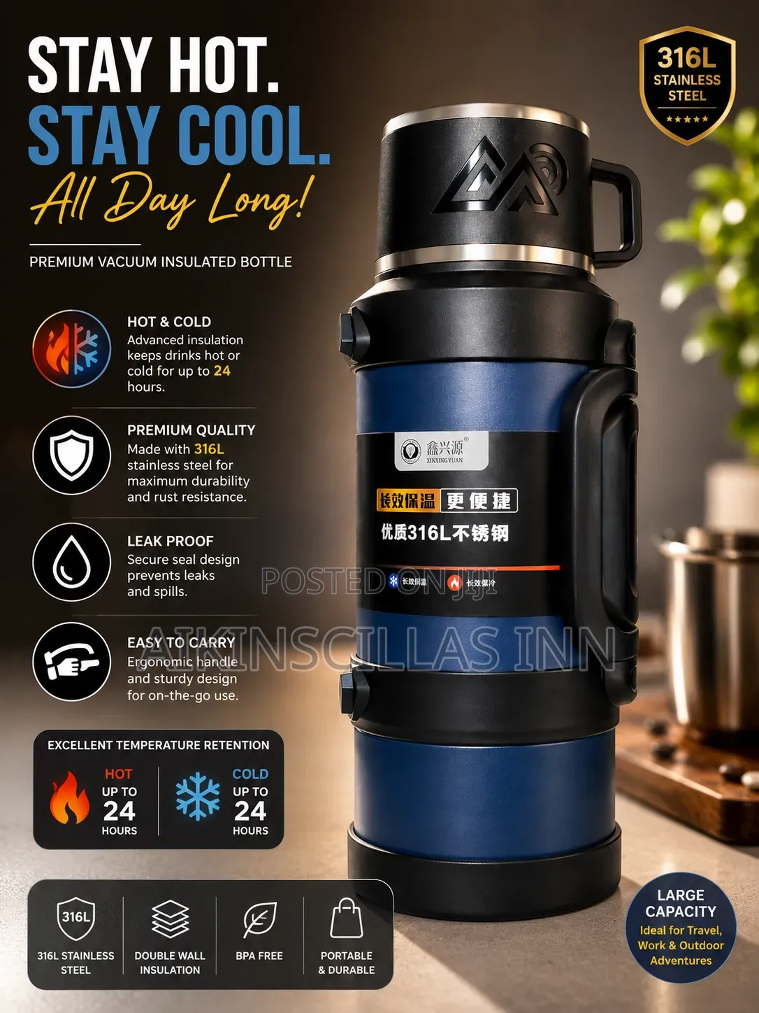 Safe Vacuum Flask