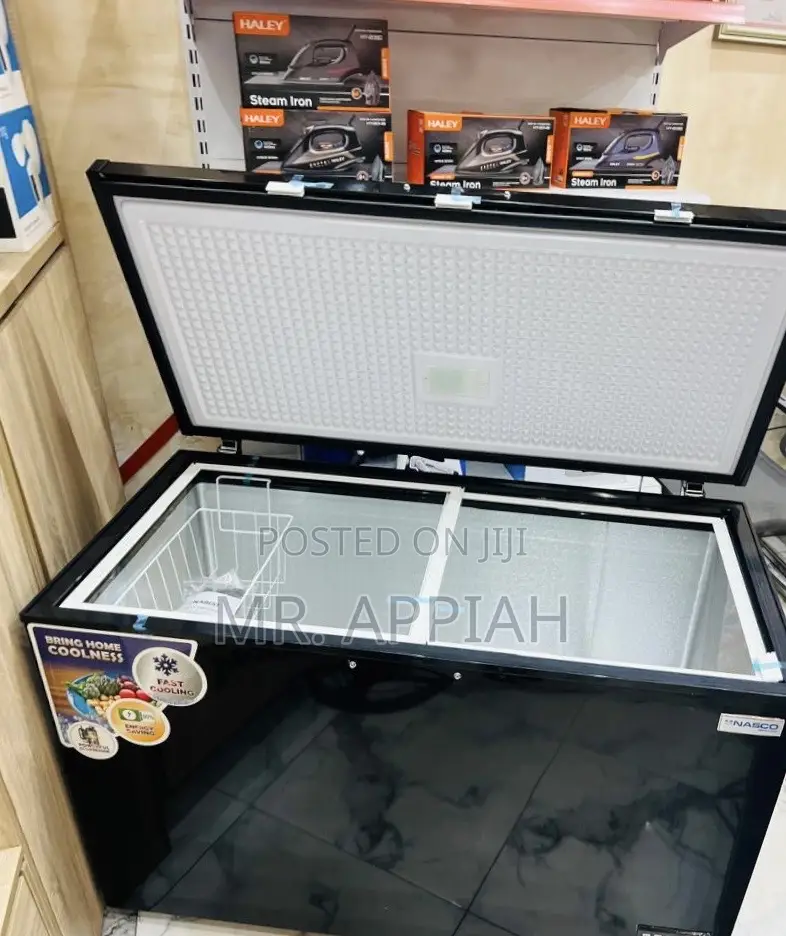 Extremely Authentic Nasco 400L Freezer(NAS-475fl) Black