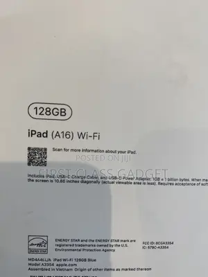 New Apple iPad (2025) 128 GB Blue