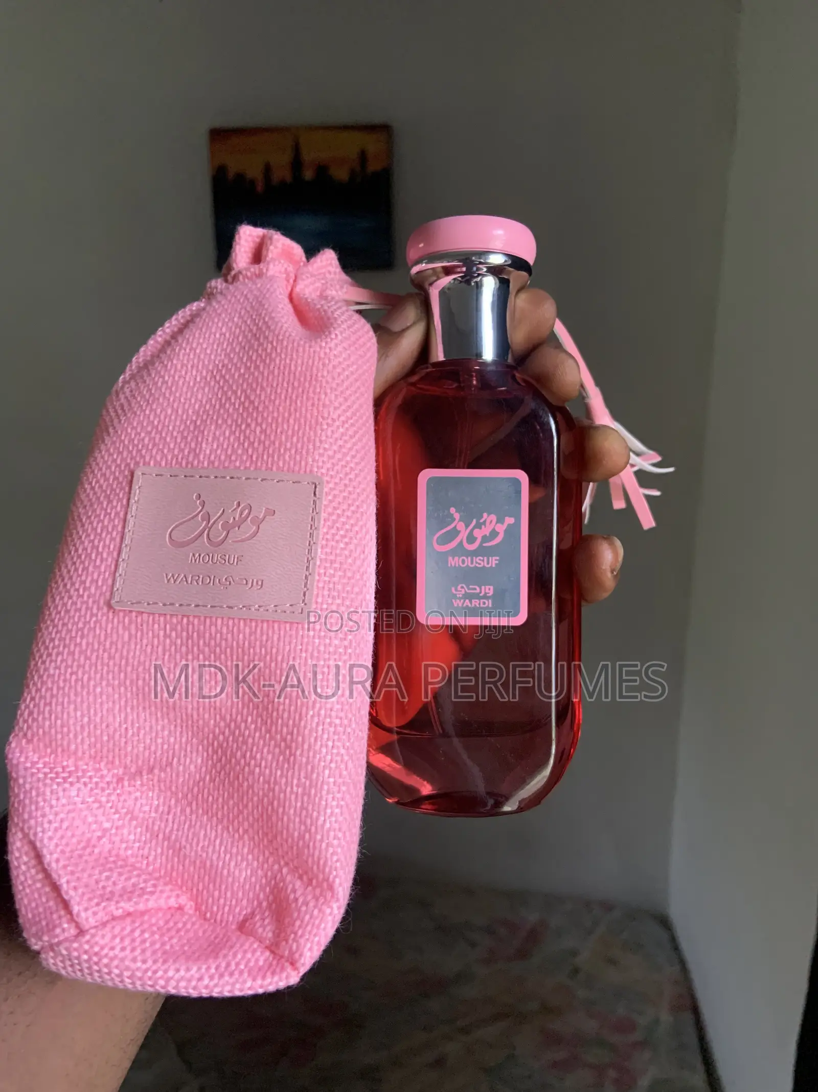 MOUSUF Perfume (Brown and Pink)