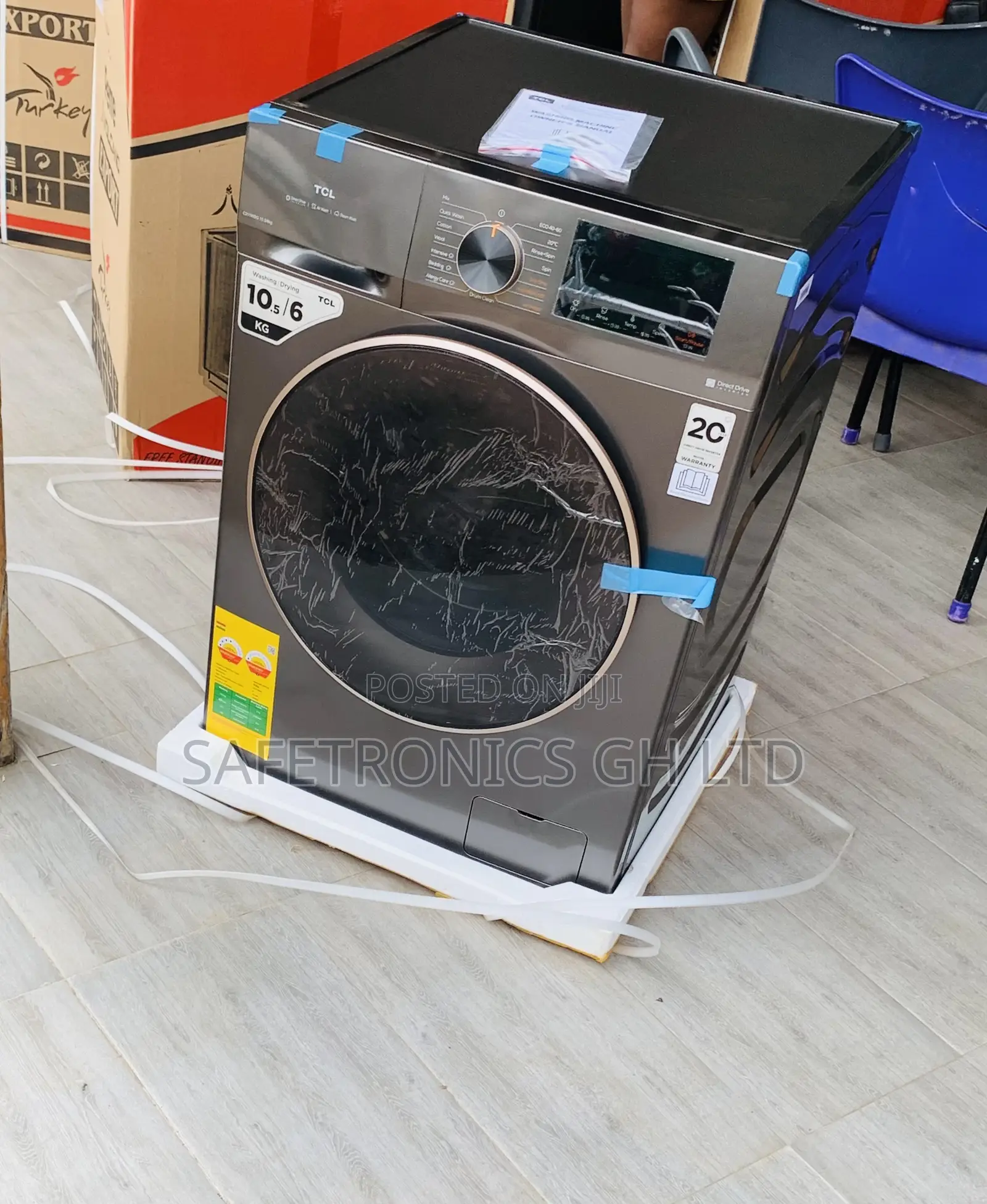 Choose Quality TCL P211flg" Front-Load-Washing-Machine-10.5kg