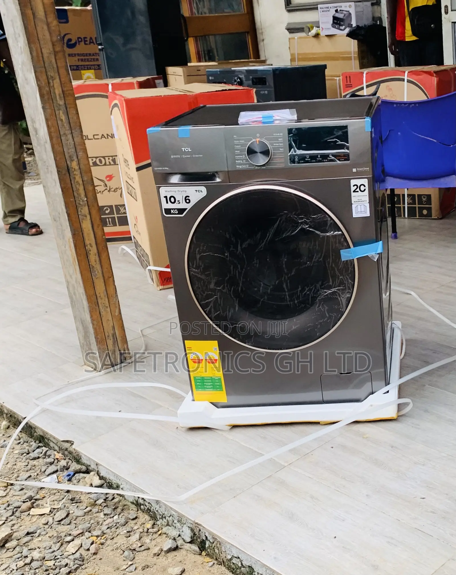 Choose Quality TCL P211flg" Front-Load-Washing-Machine-10.5kg