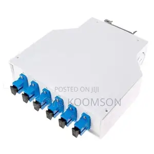 6-Port DIN Rail Fiber Optic Terminal Box