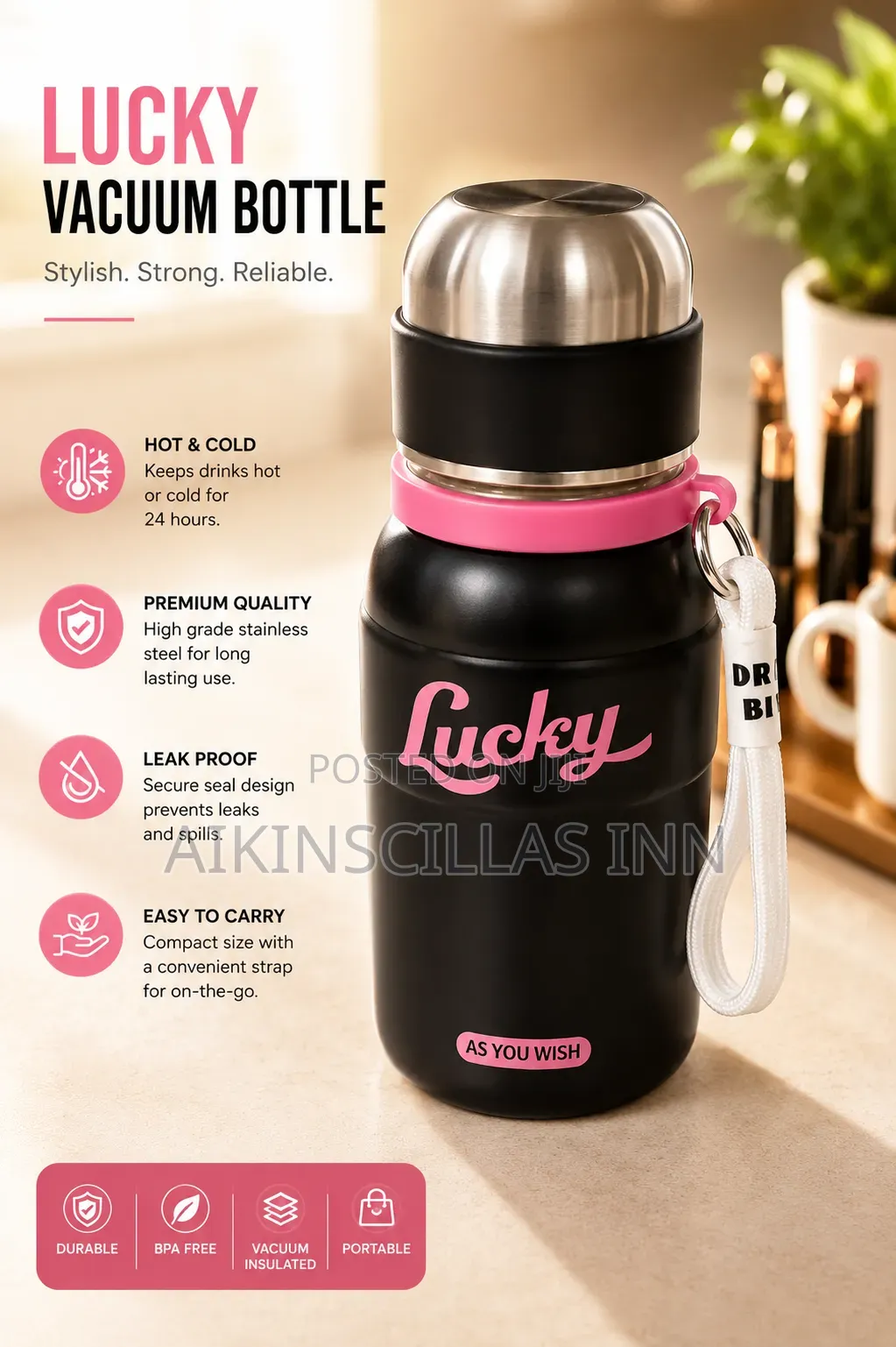 Lucky Bottle Flask