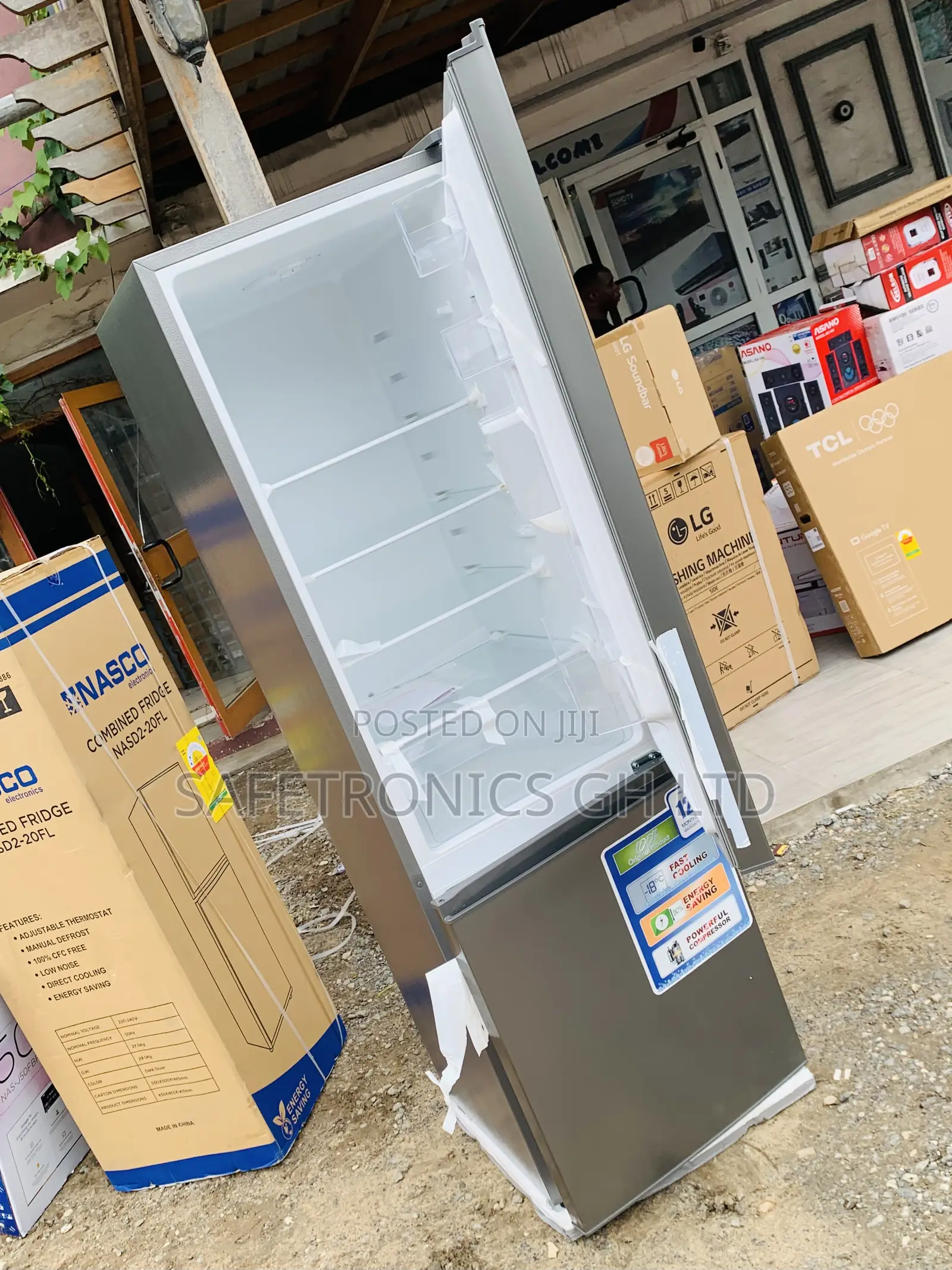 Choose Sleek Nasco 307Ltr Bottom Freezer Fridge[NASD2-40wd]
