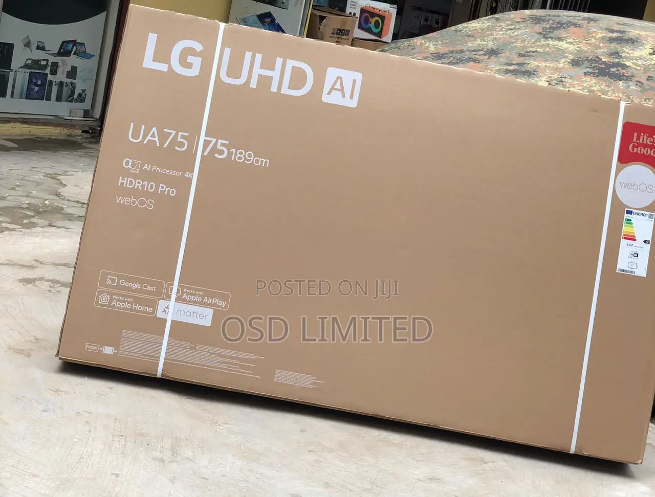 Massive View, Maximum Impact: LG 75" Smart TV